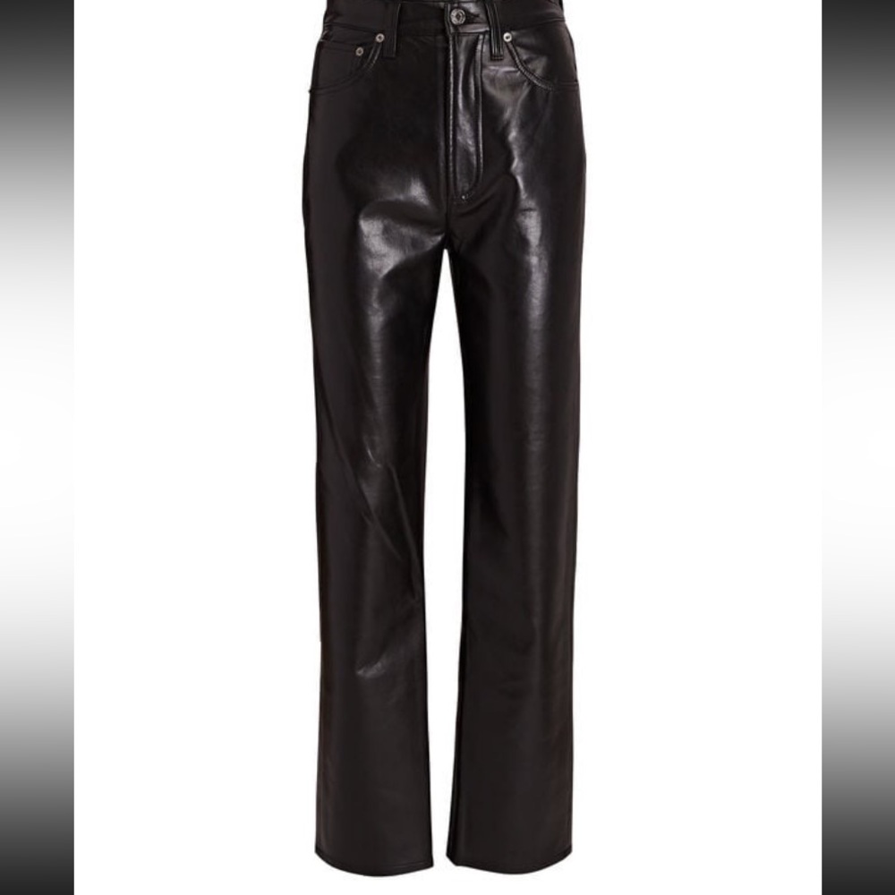 AGOLDE
90s Pinch Waist Recycled Leather Pants